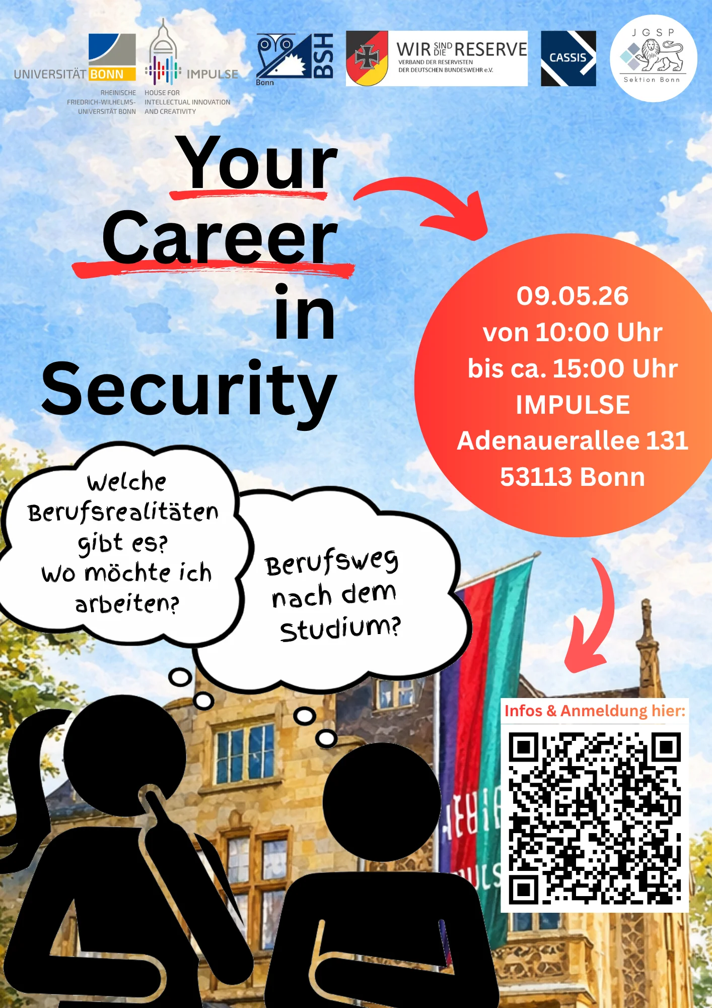 09.05.2026: Your Career in Security! Sicherheitspolitischer Karrieretag
