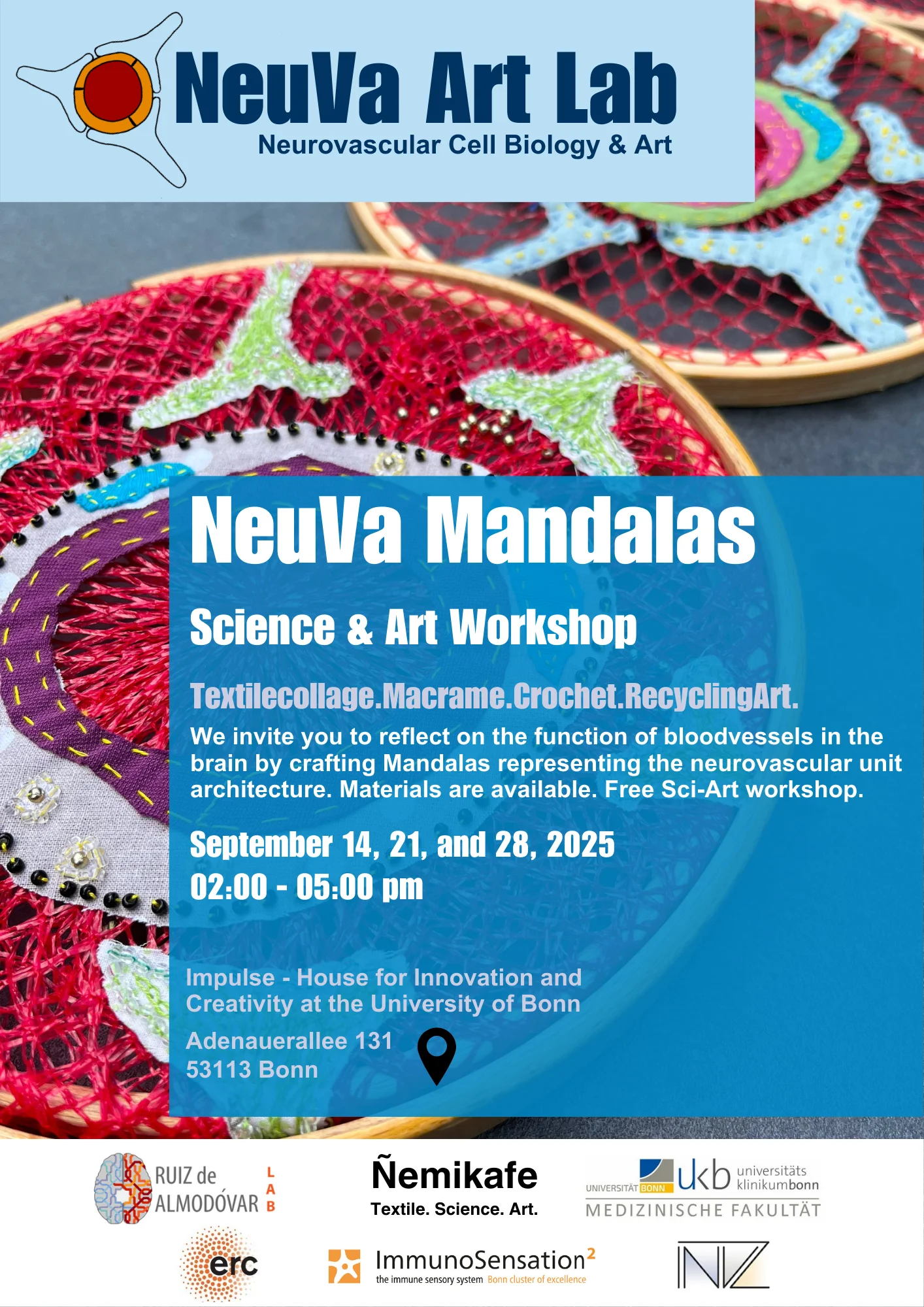14., 21. + 28.8.25: Workshop Science + Art