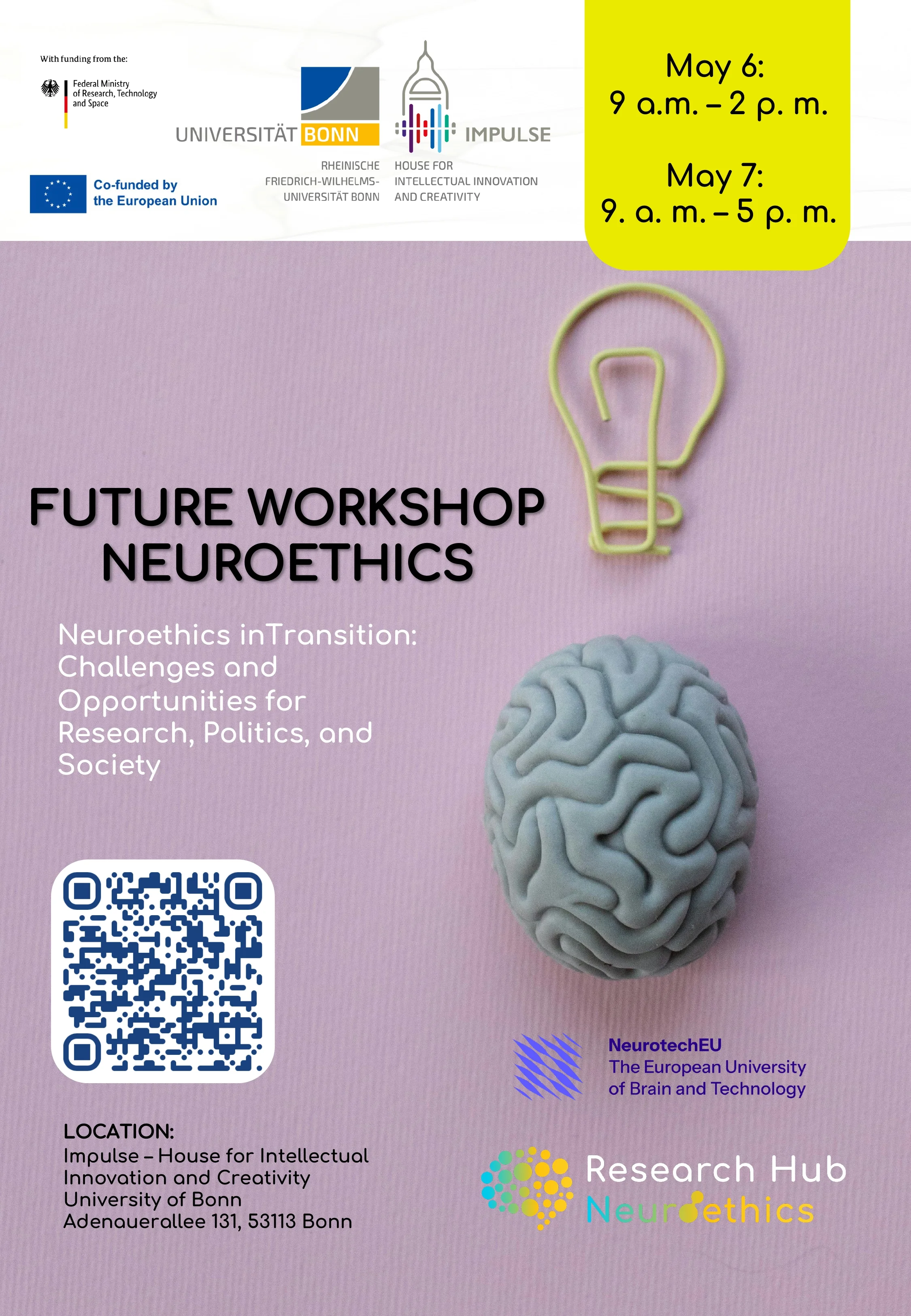 05.05.2026: Zukunftswerkstatt Neuroethik